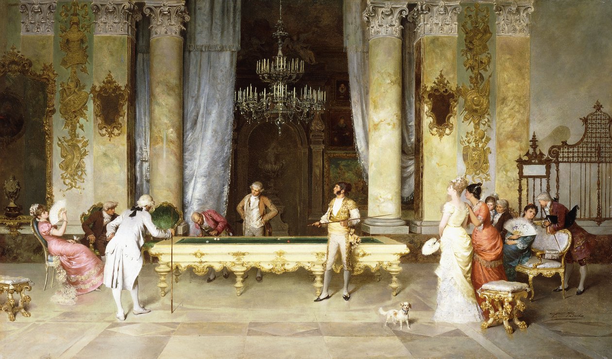Biljardspillet av Francesco Beda