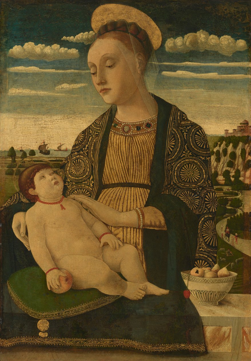 Madonna og barn av Francesco Benaglio