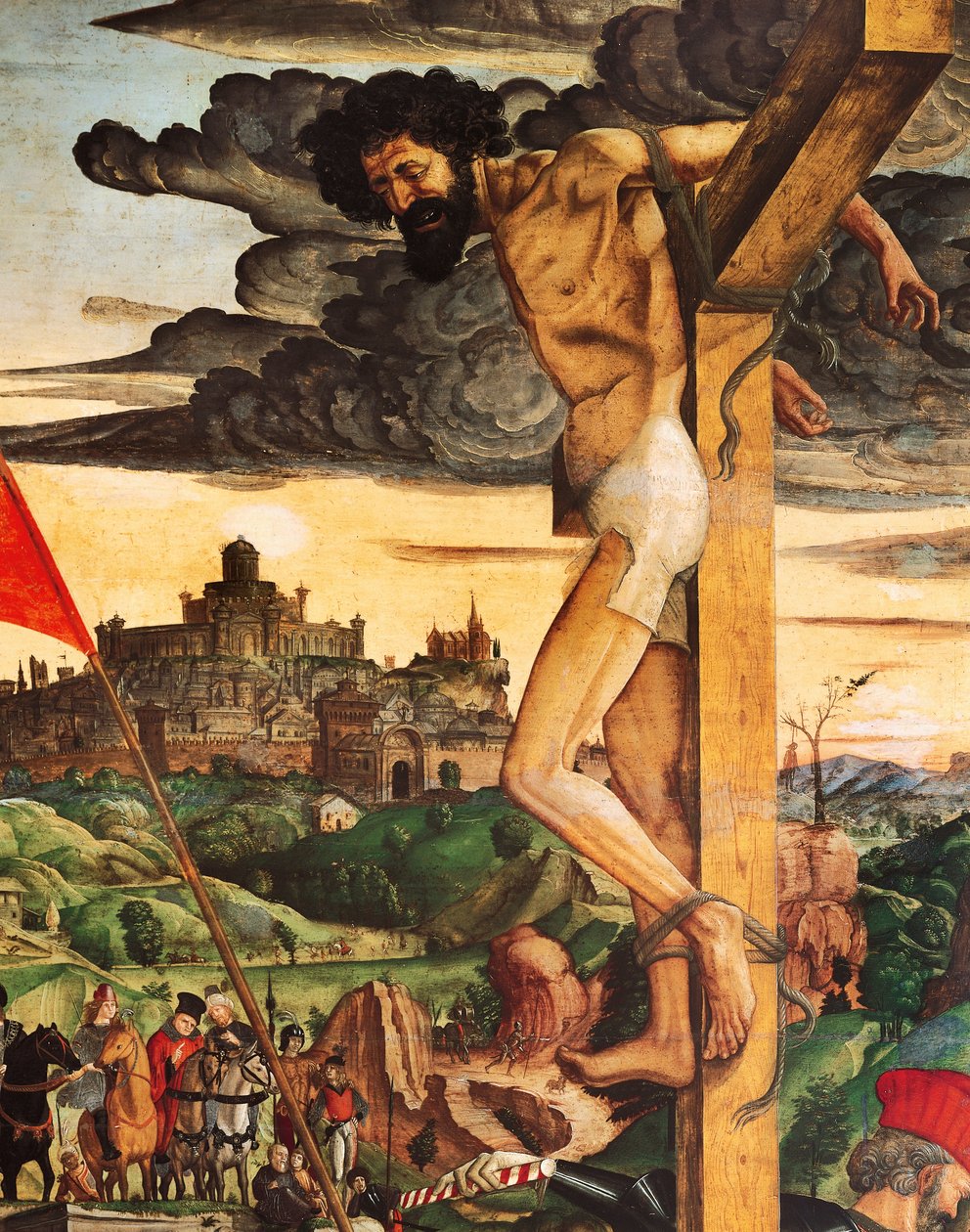 Tyv, detalj fra Crucifixion, av Francesco de