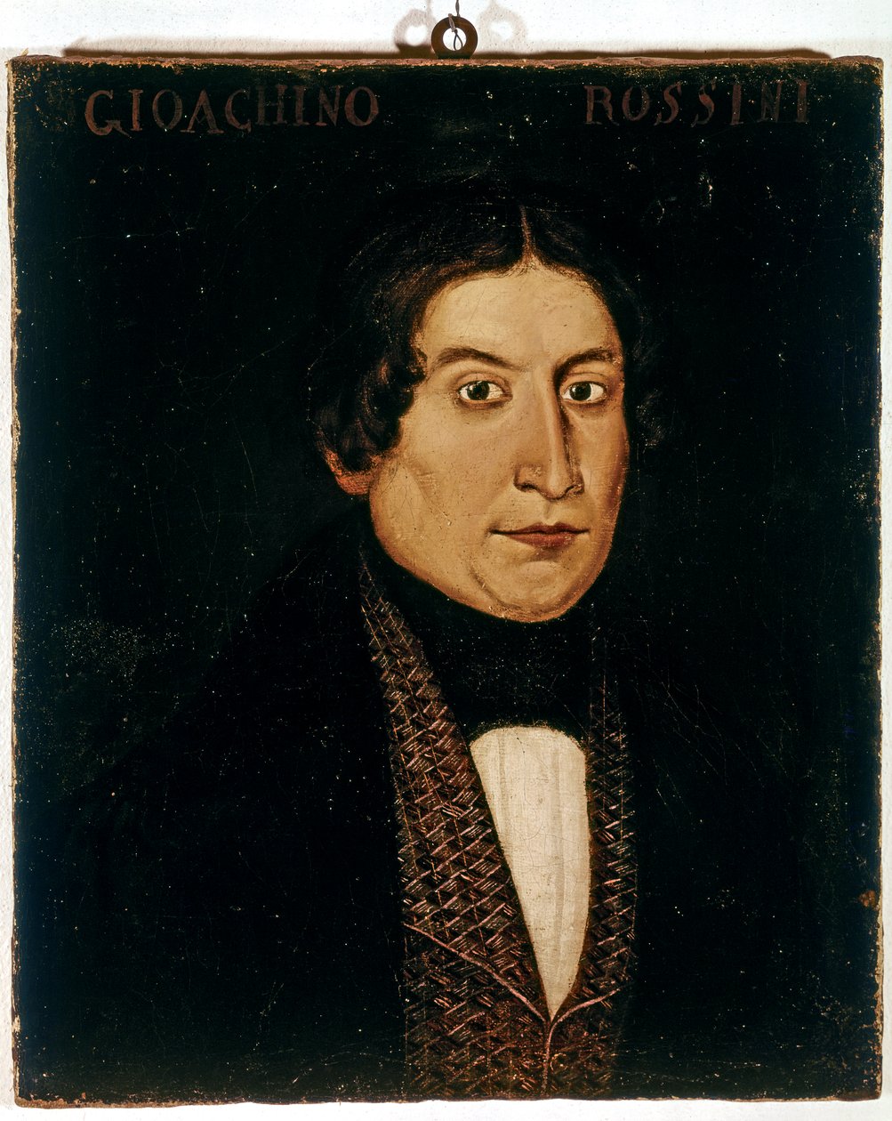 Portrett av unge Gioachino Antonio Rossini (oljemaleri) av Francesco Bonola