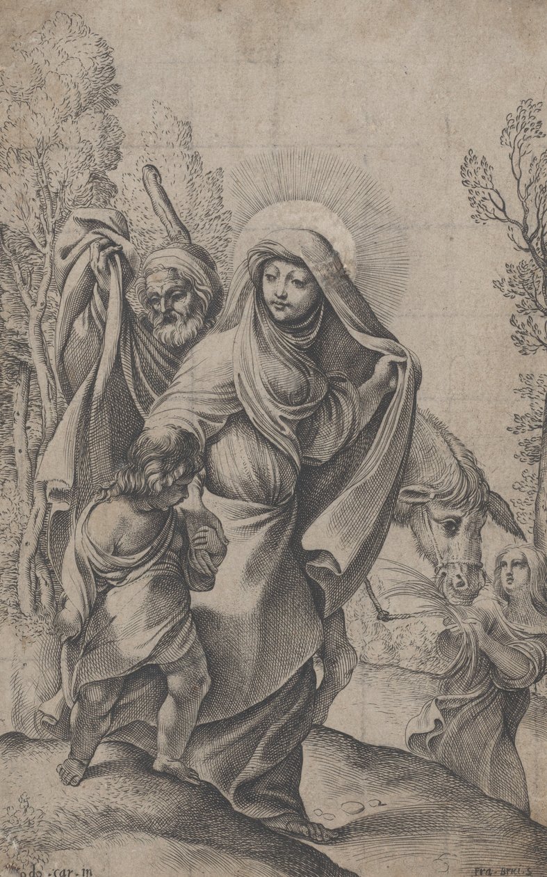 Returen fra Egypt, 1595-1623. av Francesco Brizio