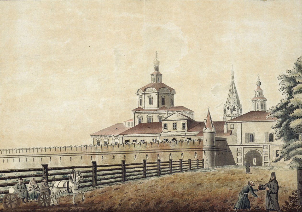St. Andronik-klosteret i Moskva, 1780-tallet av Francesco Camporesi