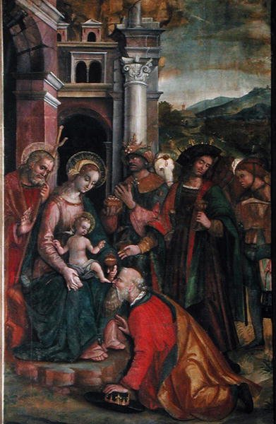 Adoration of the Magi, 1517 (se 211851) av Francesco Casella