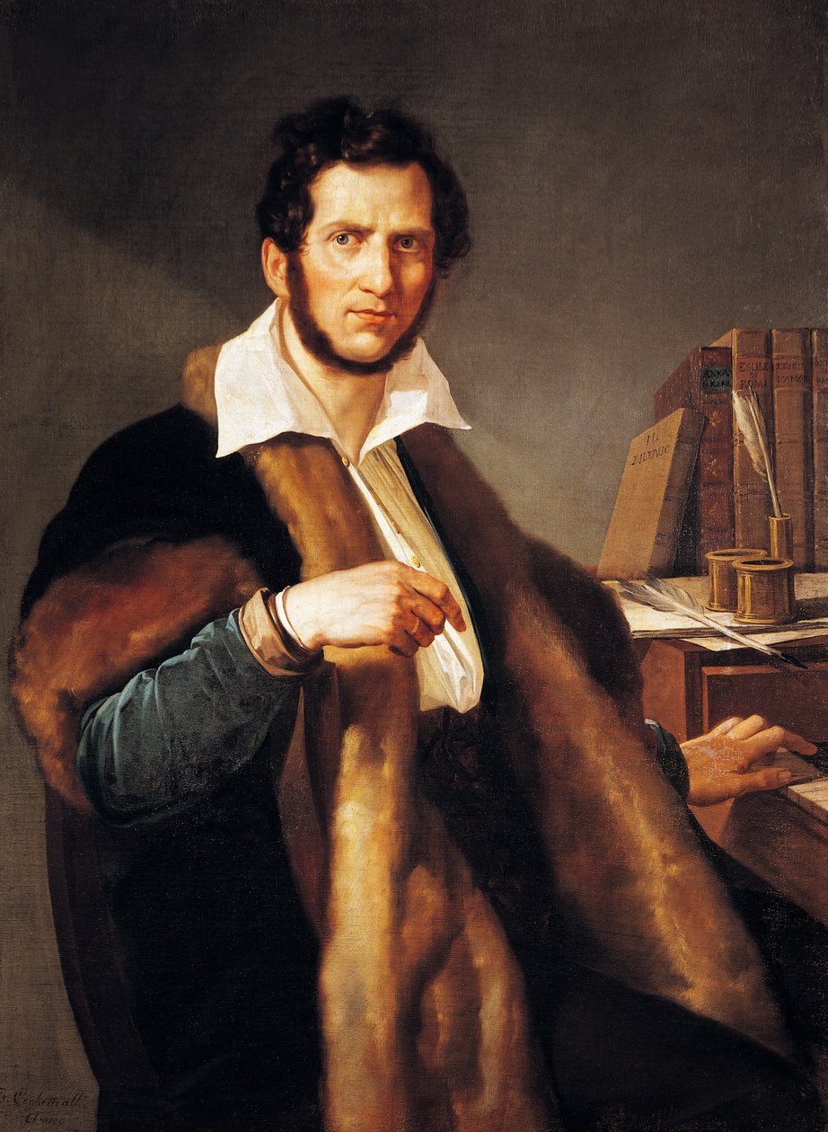 Portrett av Gaetano Donizetti (Bergamo av Francesco Coghetti