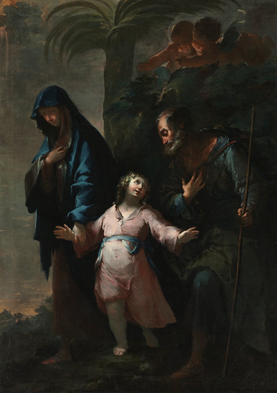 Gå tilbake til Nasaret, 1735. av Francesco Conti