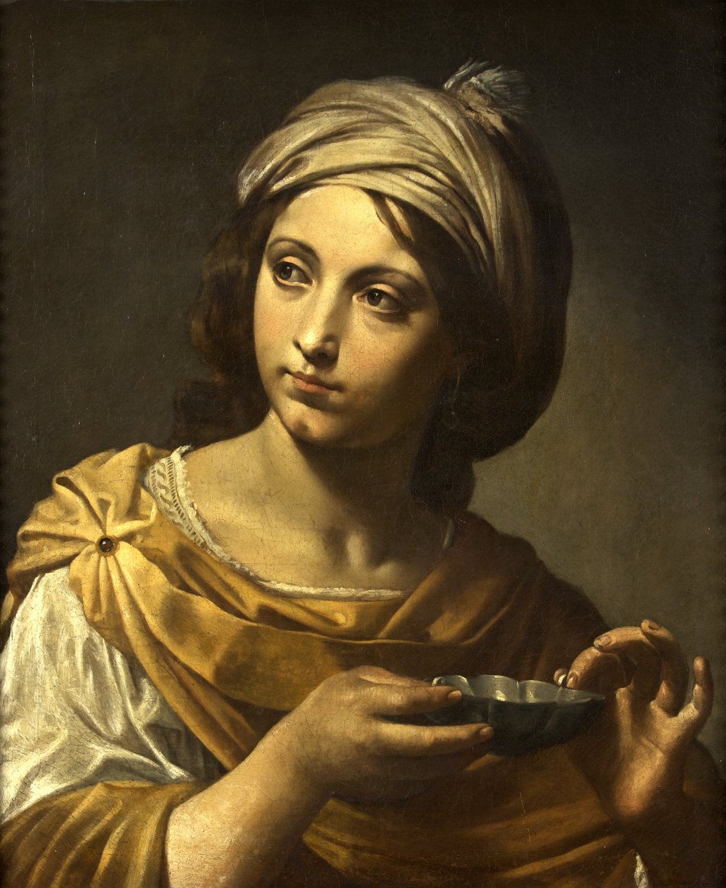 Sibilla (olje på lerret) av Francesco Cozza