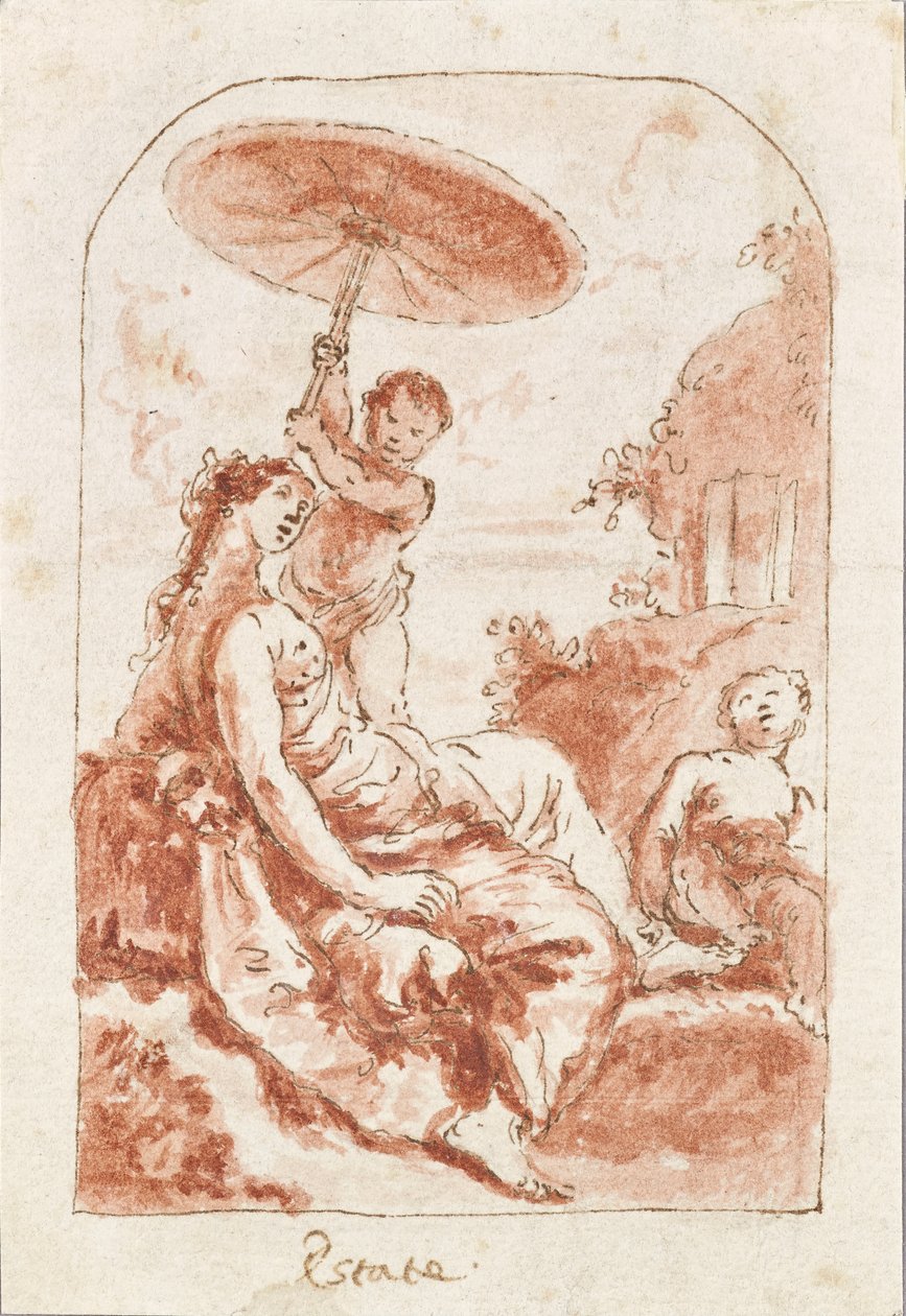 Allegori om sommeren av Francesco Fontebasso