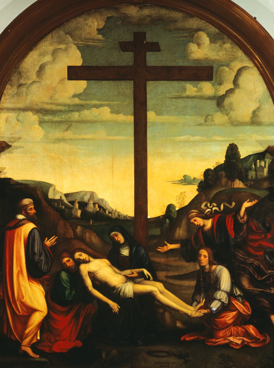 Deponering, av Francesco Francia (1450-1517) av Francesco Francia