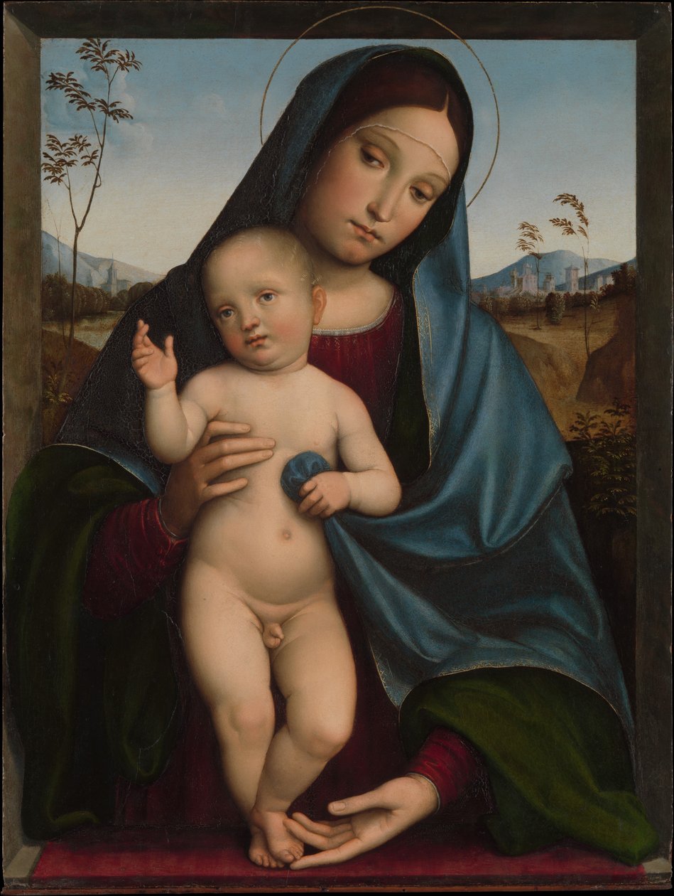 Madonna med barn av Francesco Francia