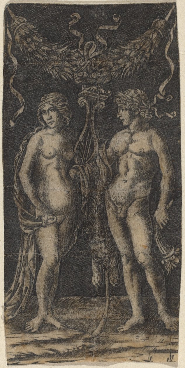 Hercules og Deianira av Francesco Francia or Peregrino da Cesena