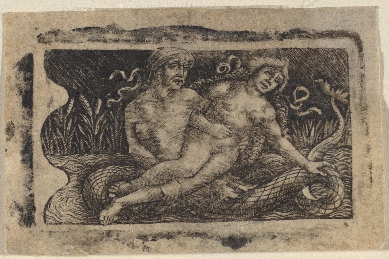 Triton og nymfe av Francesco Francia or Peregrino da Cesena