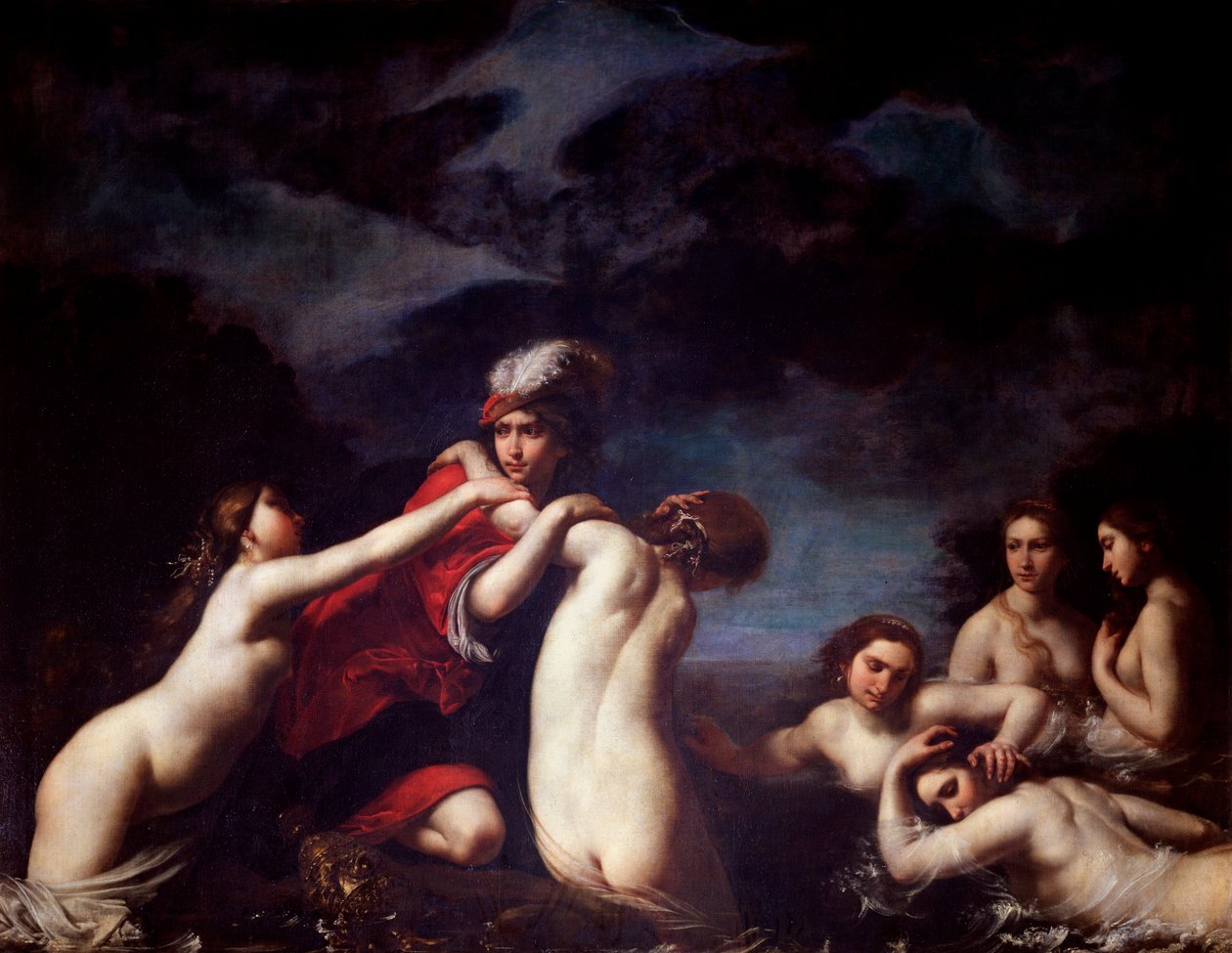 Hylas and the Nymphs Maleri av Francesco Furini (1604-1646) Firenze, Palazzo Pitti av Francesco Furini