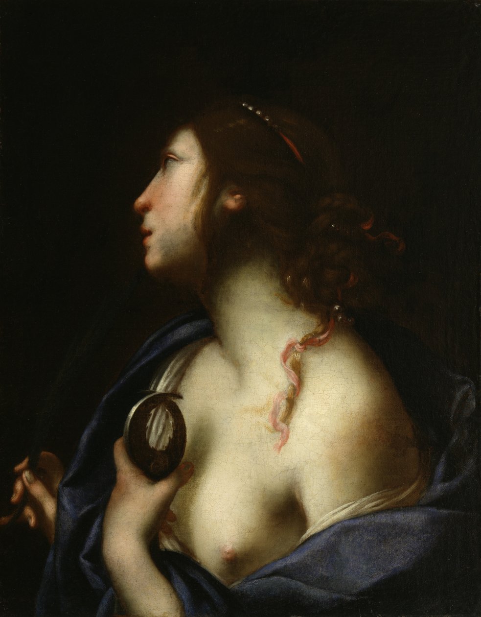 St. Agatha, ca. 1635-45 (olje og tempera på lerret) av Francesco Furini