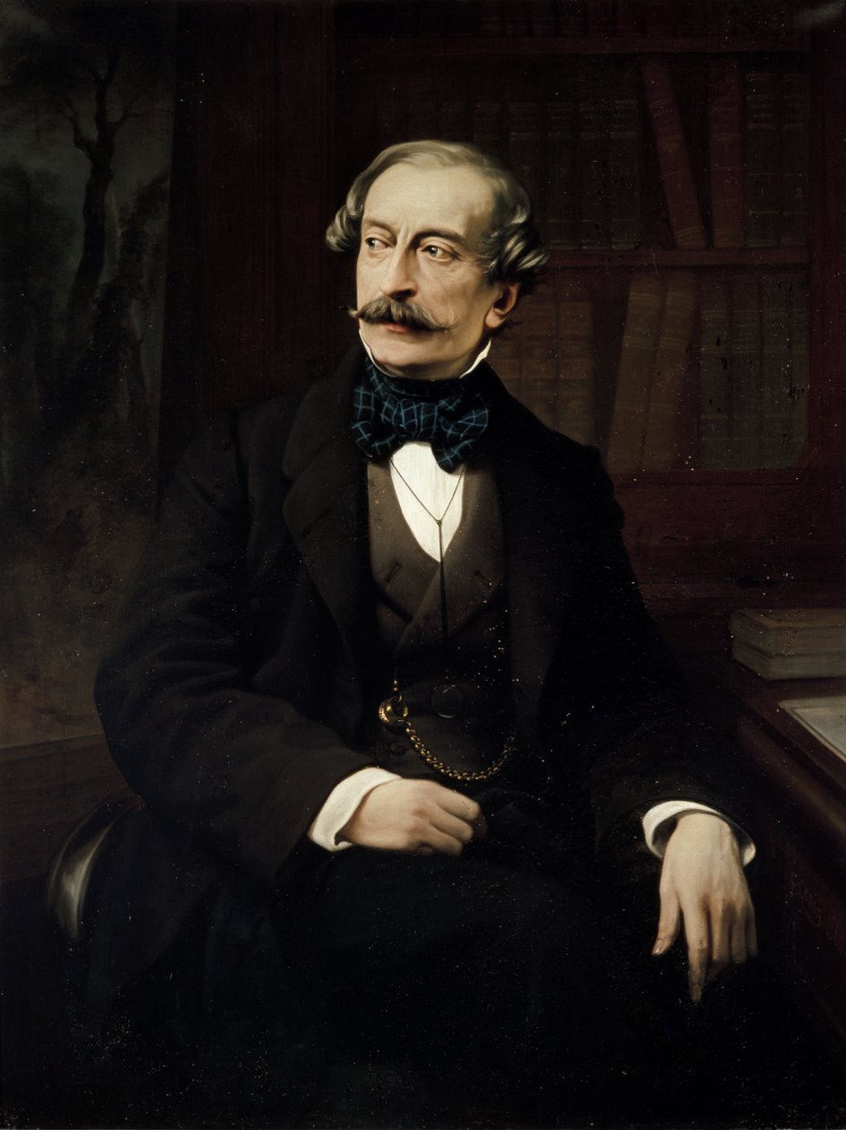Portrett av Massimo d#39;Azeglio av Francesco Gonin