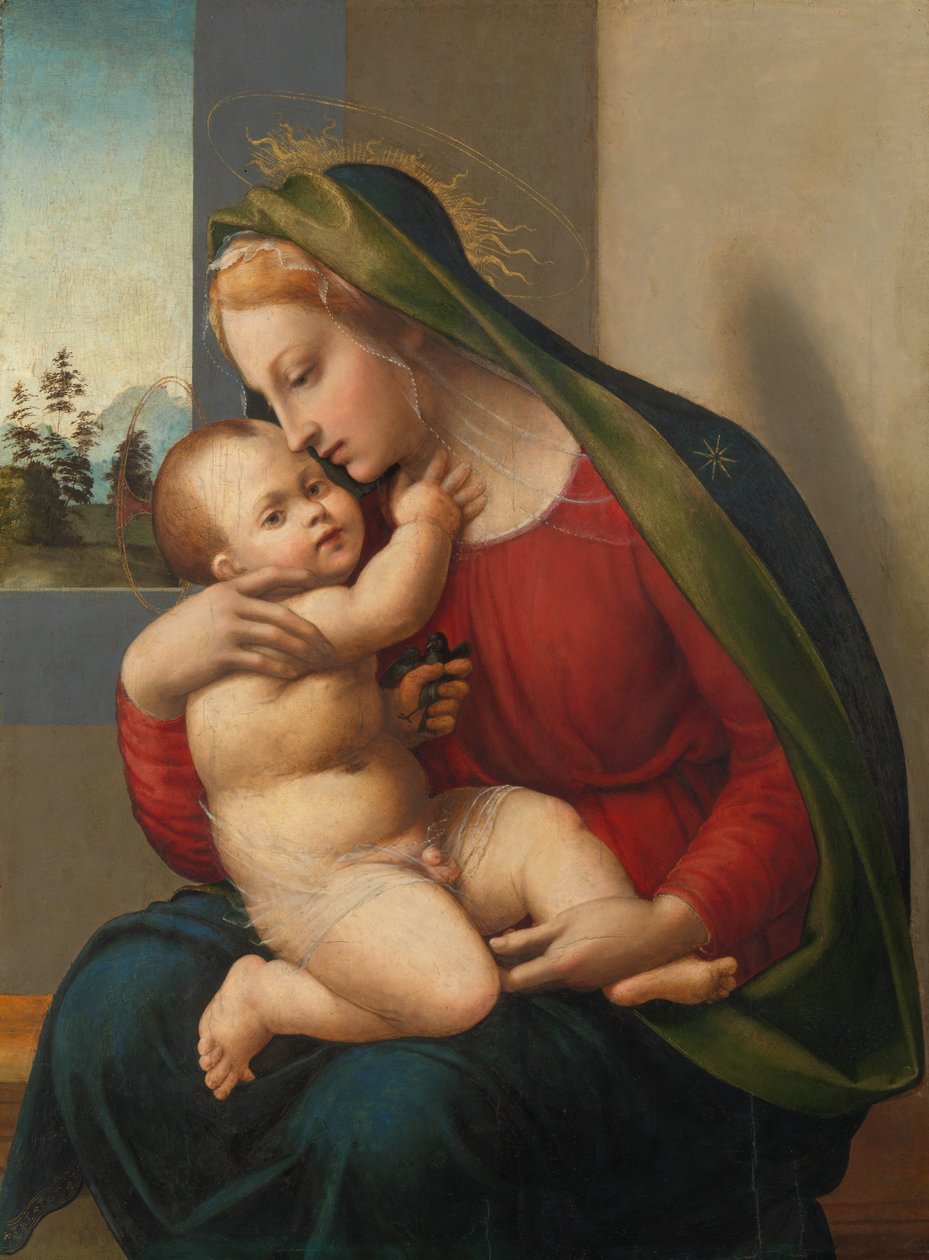 Madonna og barn, ca. 1520. av Francesco Granacci