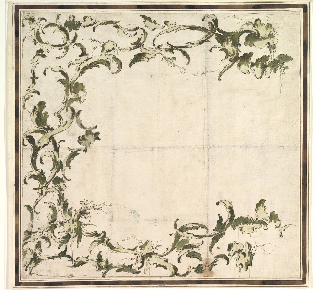 Design for et innrammingsmotiv, 1712-93. av Francesco Guardi.