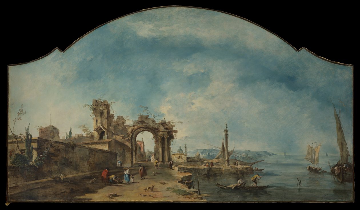 Fantastisk landskap av Francesco Guardi