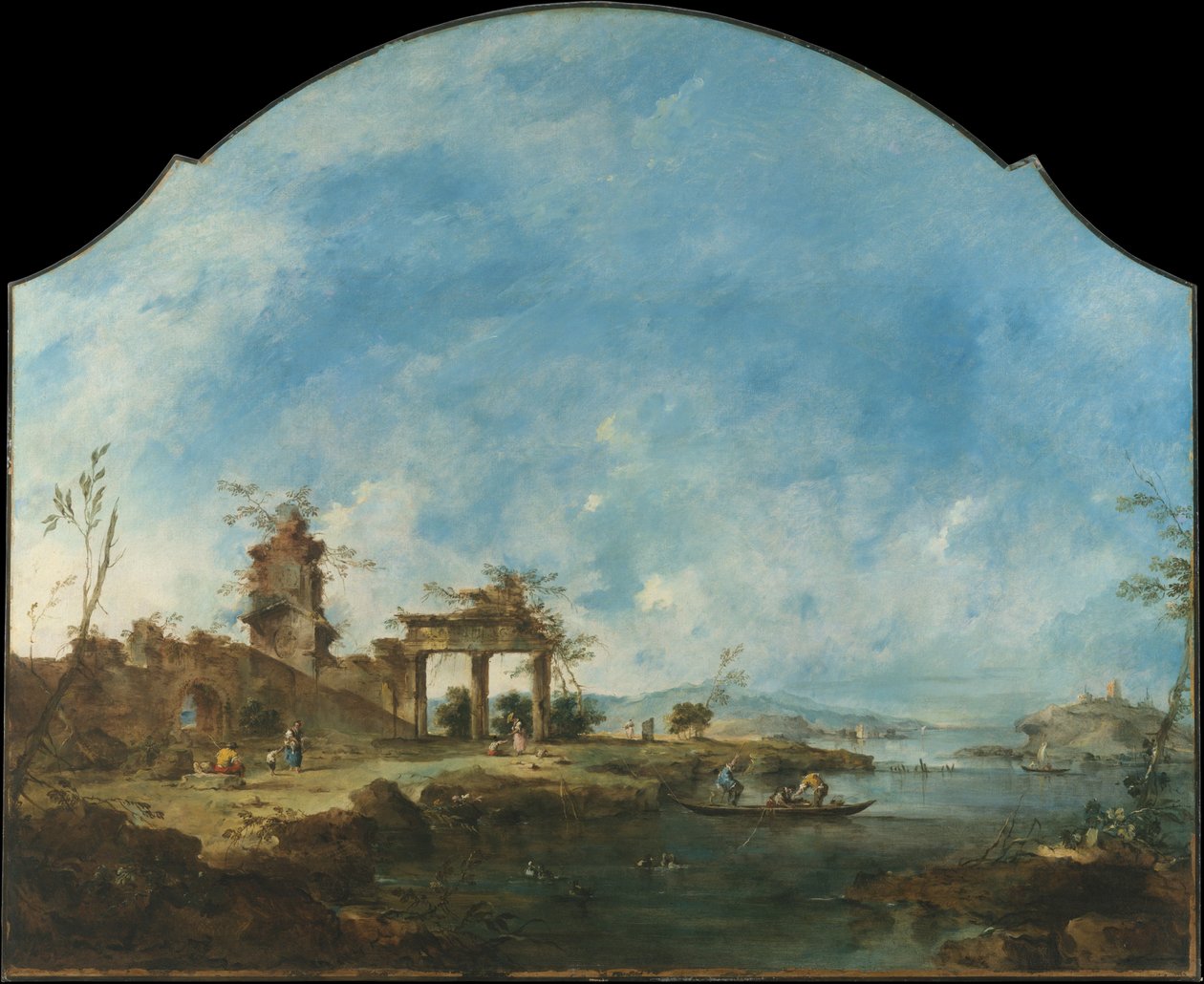 Fantastisk landskap av Francesco Guardi
