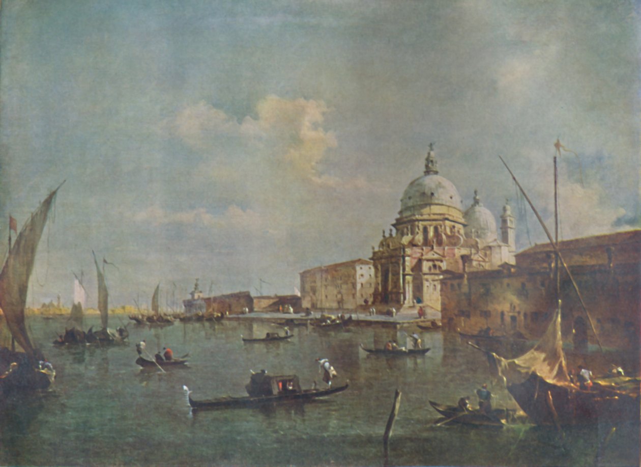 Santa Maria Della Salute, 1780-tallet, 1925. av Francesco Guardi