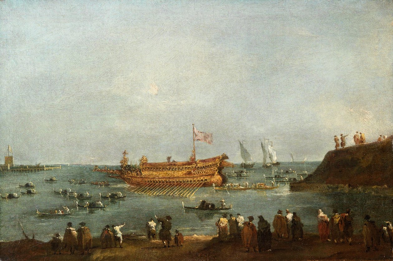 Dogen gifter seg med Adriaterhavet av Francesco Guardi