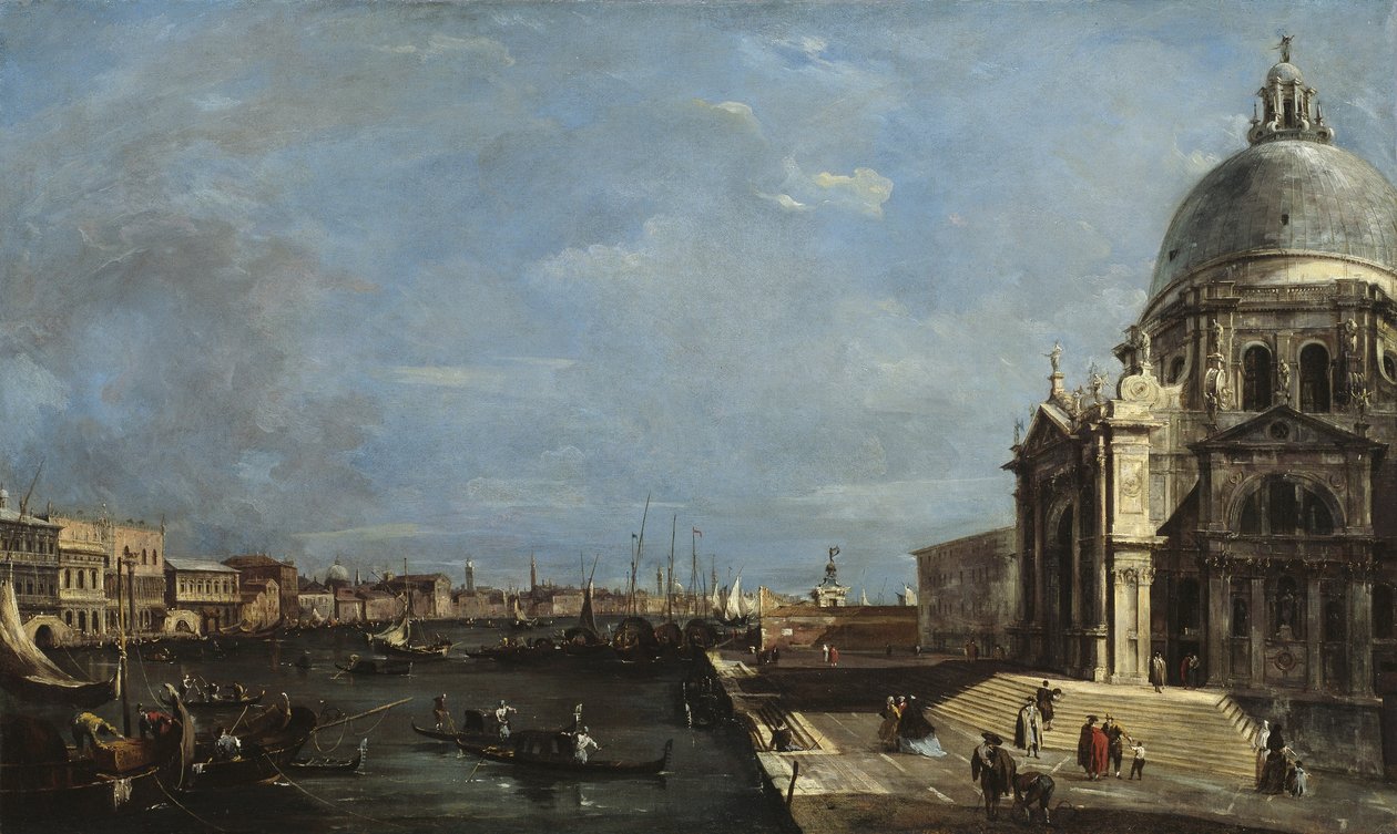 Canal Grande, Venezia, ca. 1760 av Francesco Guardi