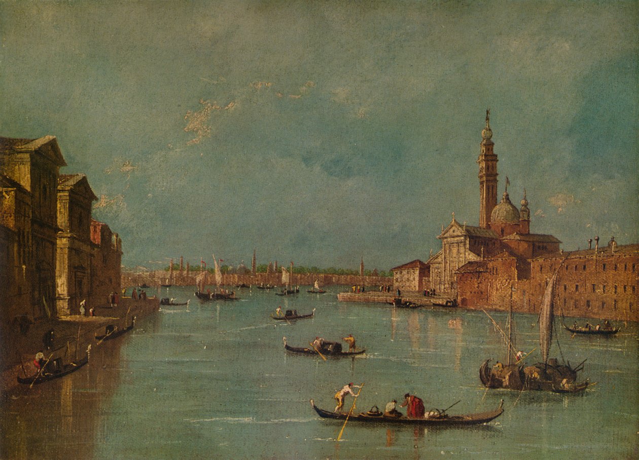 Øya San Giorgio, Venezia, c1770, 1938 av Francesco Guardi