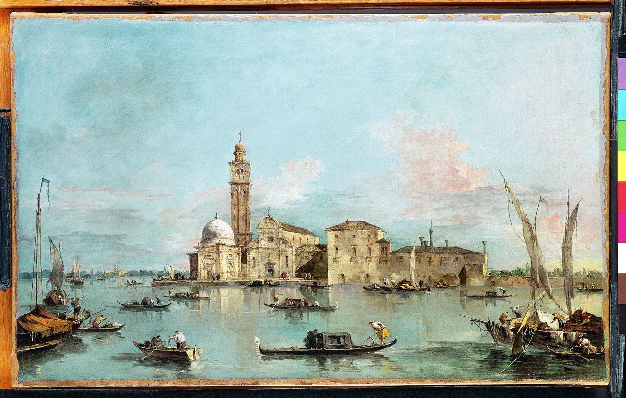 Øya San Michele, Venezia av Francesco Guardi