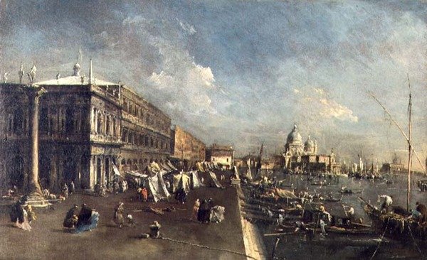 Molo, Venezia av Francesco Guardi
