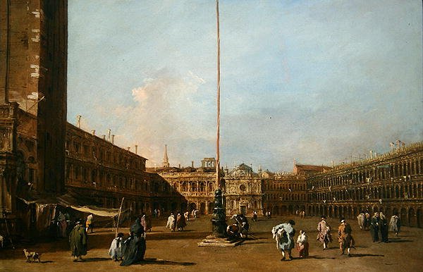 Piazza San Marco, Venezia av Francesco Guardi