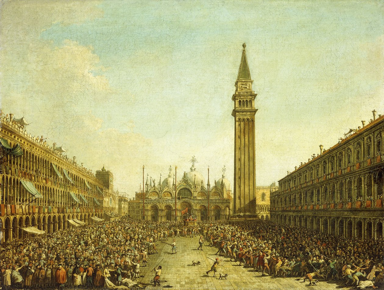 Piazza San Marco, på dogens kroningsdag, av Francesco Guardi