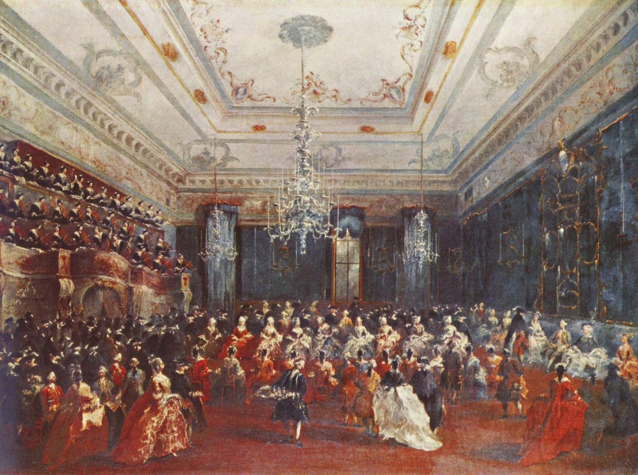 Venetiansk gallakonsert av Francesco Guardi