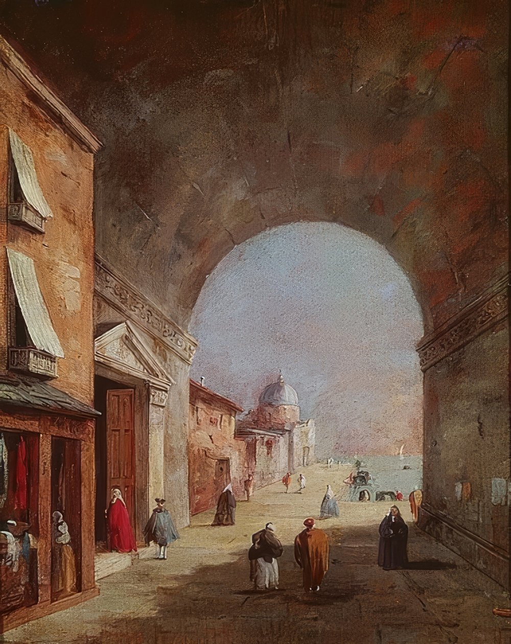 Venetiansk natur av Francesco Guardi