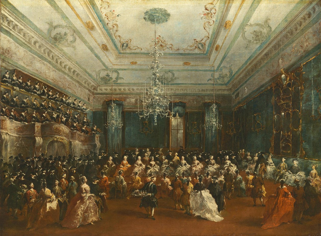 Venetiansk gallakonsert av Francesco Guardi