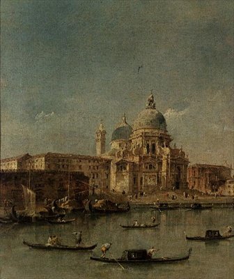 Venezia, Santa Maria della Salute av Francesco Guardi