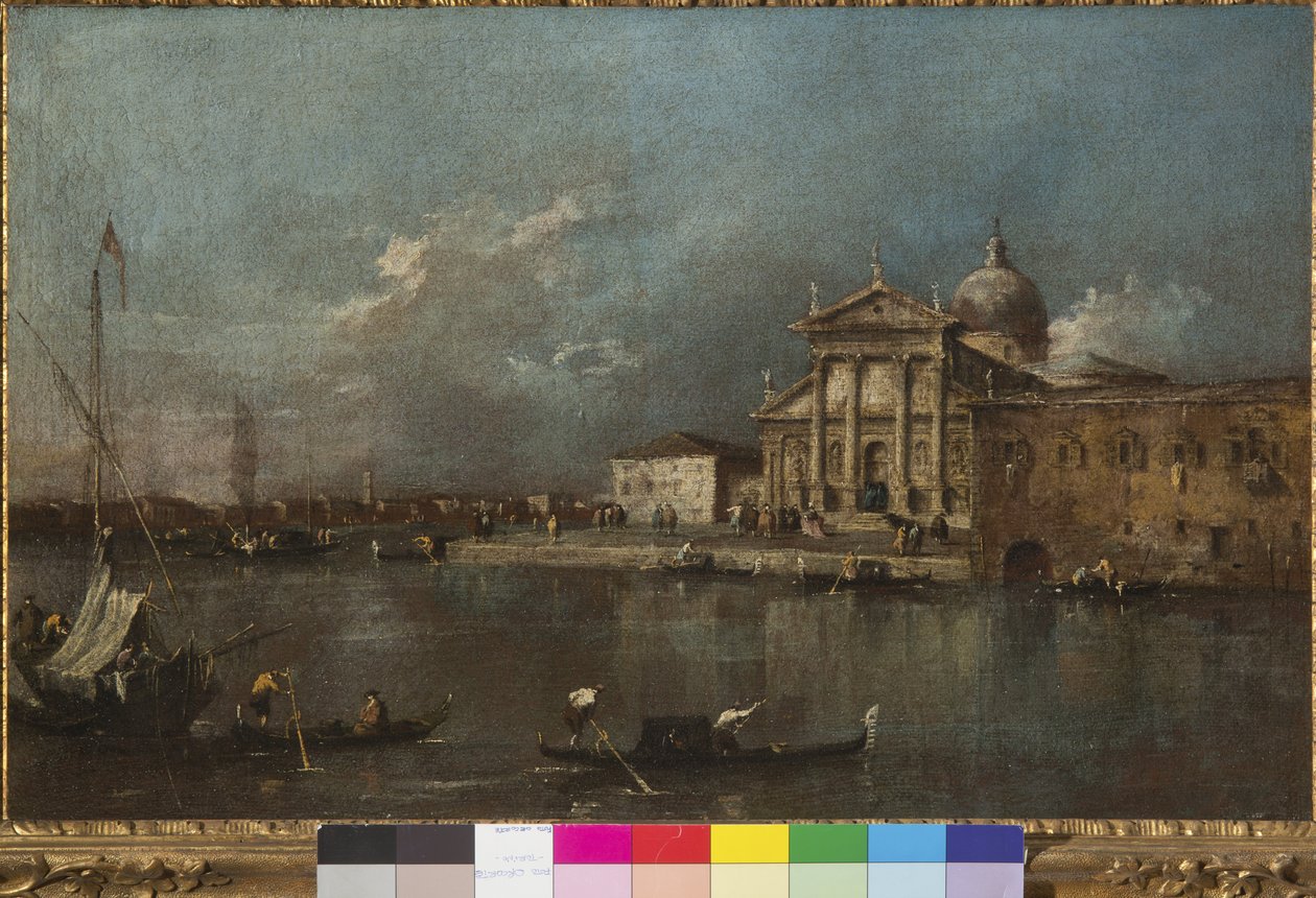 Utsikt over San Giorgio Maggiore fra Giudecca, 1774-91 av Francesco Guardi