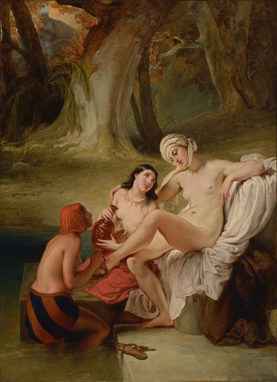 Batseba ved badet hennes av Francesco Hayez