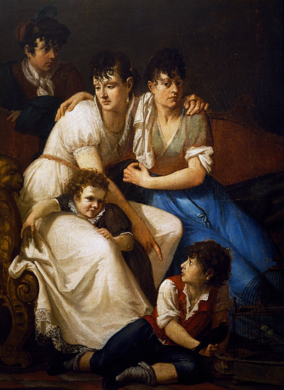 Familie portrett av Francesco Hayez