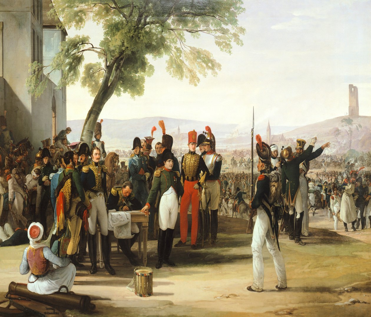 Napoleon etter slaget ved Wagram, av Francesco Hayez (1791-1882) av Francesco Hayez