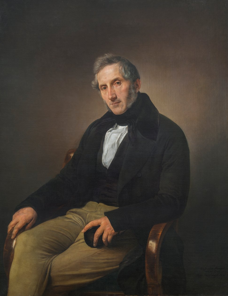 Portrett av Alessandro Manzoni av Francesco Hayez