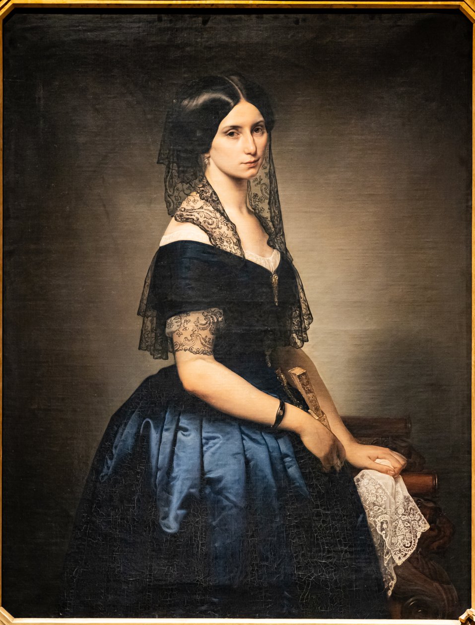 Portrett av Antonietta Tarsis Basilico av Francesco Hayez