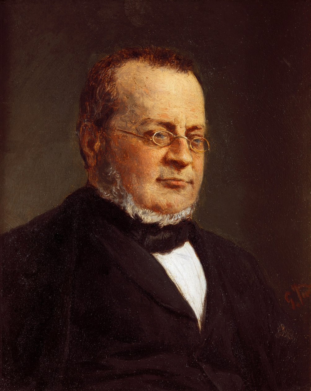 Portrett av Camillo Benso, greve av Cavour av Francesco Hayez