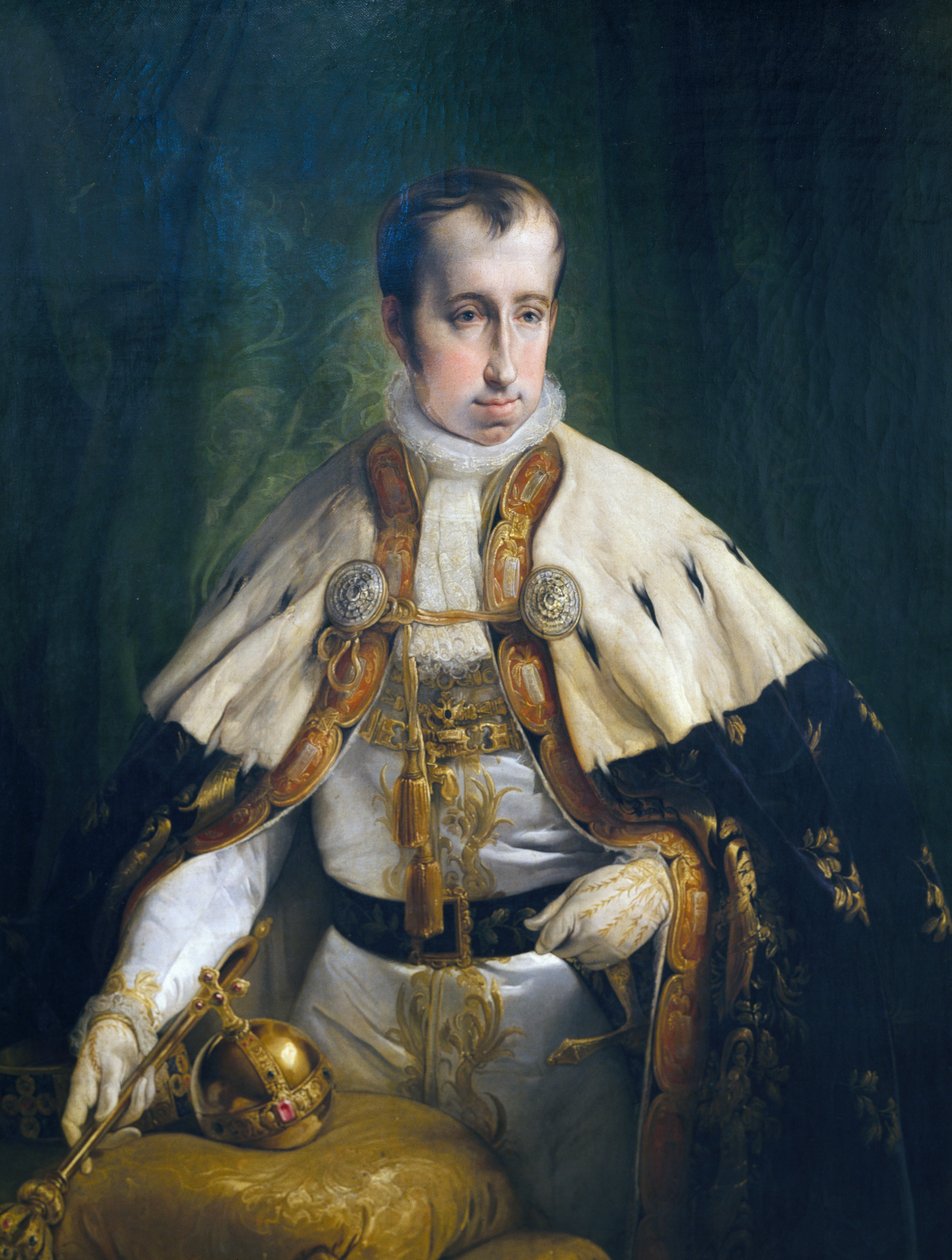 Portrett av Ferdinand I av Østerrike, av Francesco Hayez av Francesco Hayez