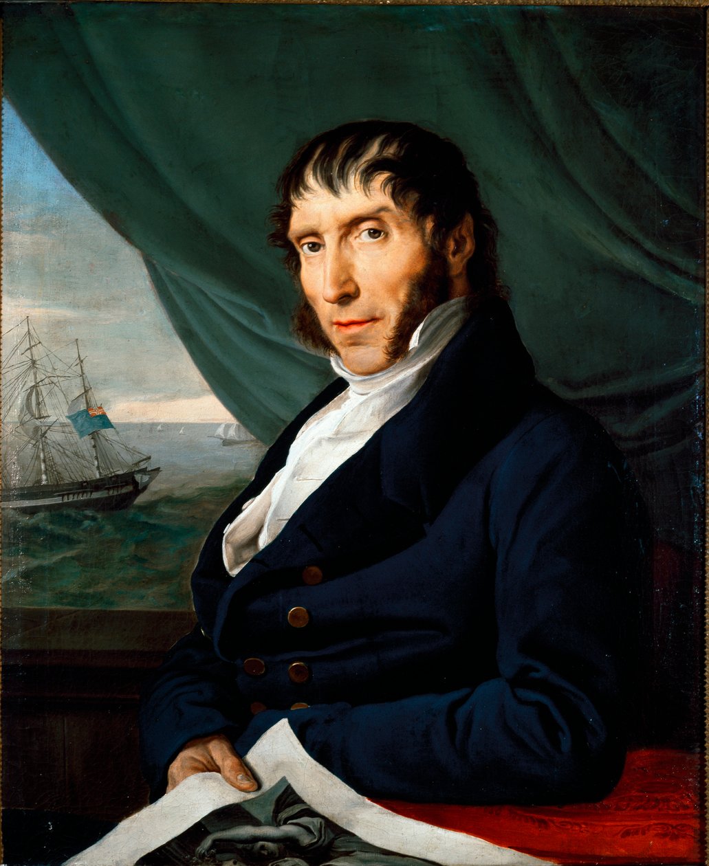 Portrett av Francesco Peloso, Principal Mecene av Francesco Hayez Maleri av Francesco Hayez (1791-1882) Privat samling av Francesco Hayez