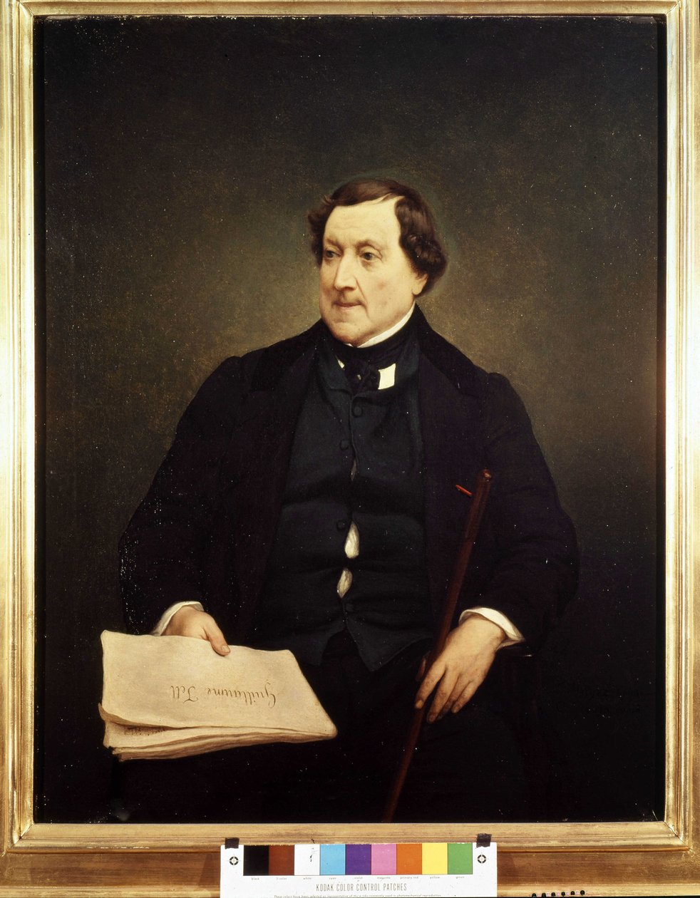 Portrett av Gioacchino Rossini (1792-1868) - av Hayez, Brera Museum, Milano av Francesco Hayez