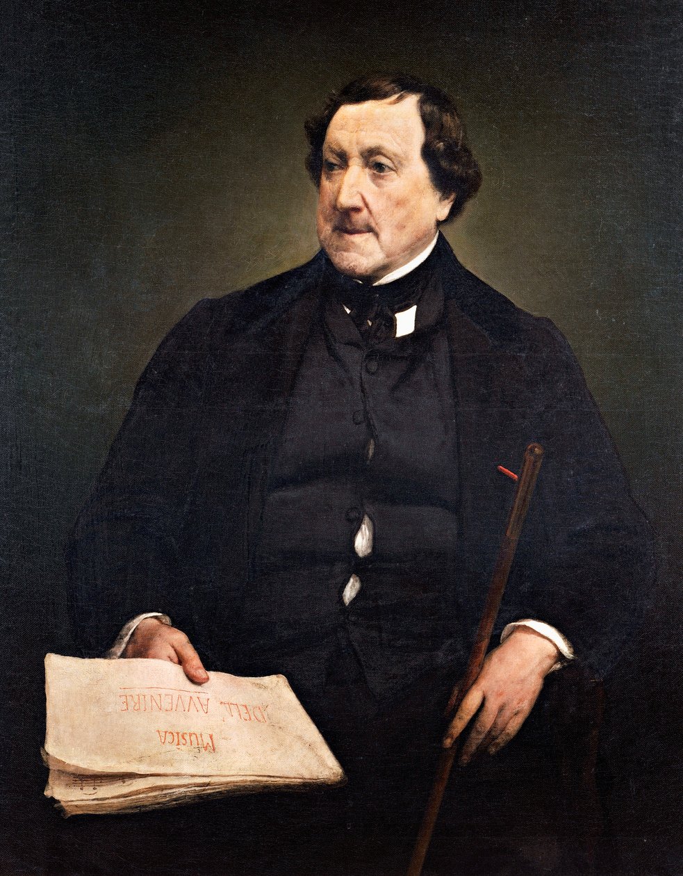 Portrett av Gioachino Rossini (Pesaro av Francesco Hayez