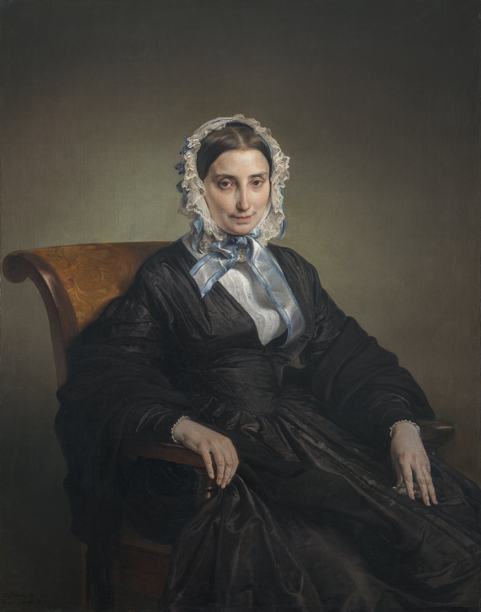 Portrett av Teresa Manzoni Borri Trykk av Francesco Hayez