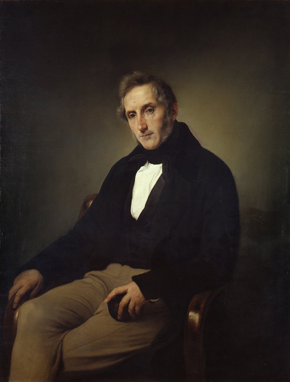Portrett av poeten Alessandro Manzoni 1785-1873 av Francesco Hayez