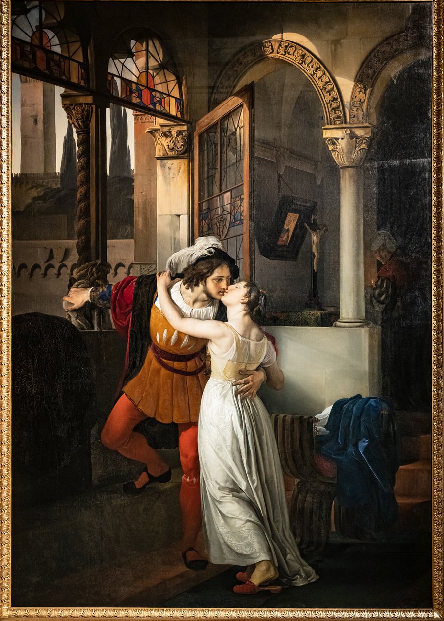 Romeos siste kyss til Juliet av Francesco Hayez
