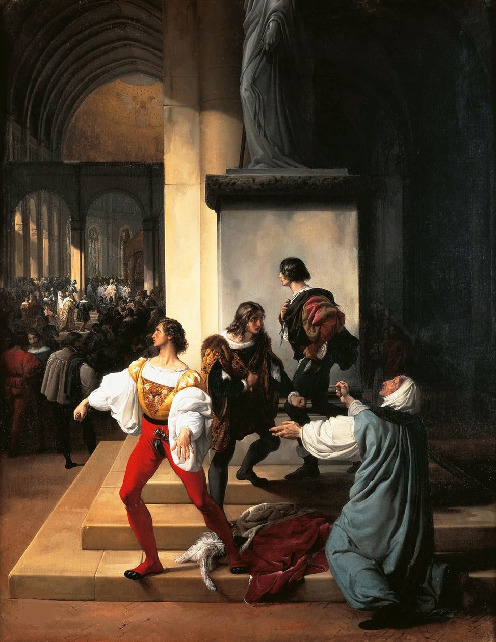 Lampugnani-konspirasjonen, 1826. av Francesco Hayez