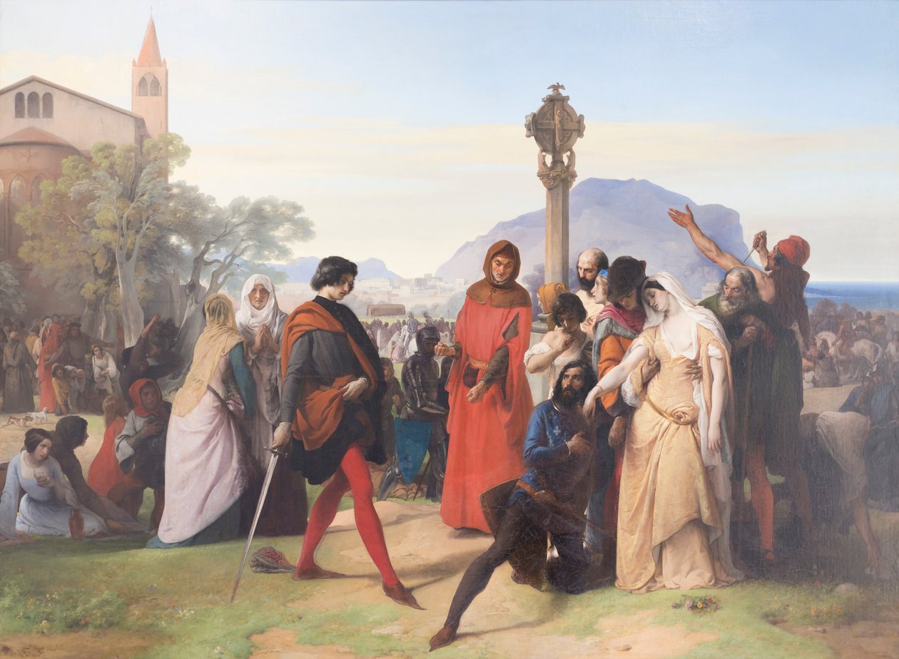 De sicilianske vesperene av Francesco Hayez